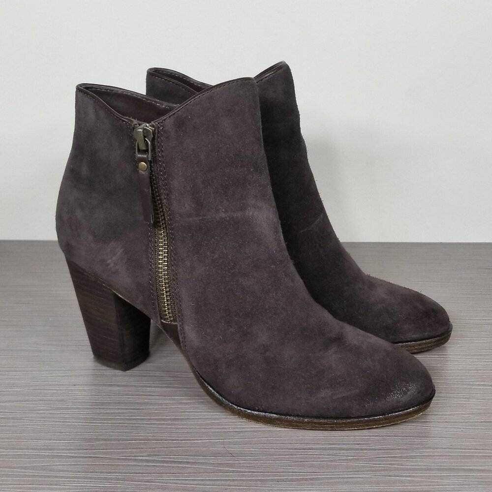 Cole Haan Hayes Ankle Bootie, Java Suede, Womens Size 7 B